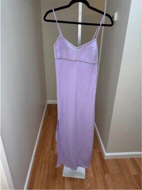 Lilac Slip Dress Nightgown - Women Intimates